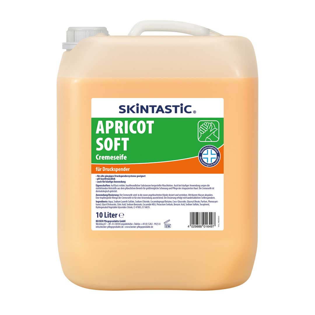 Cremeseife Apricot Soft - 10 l Kanister